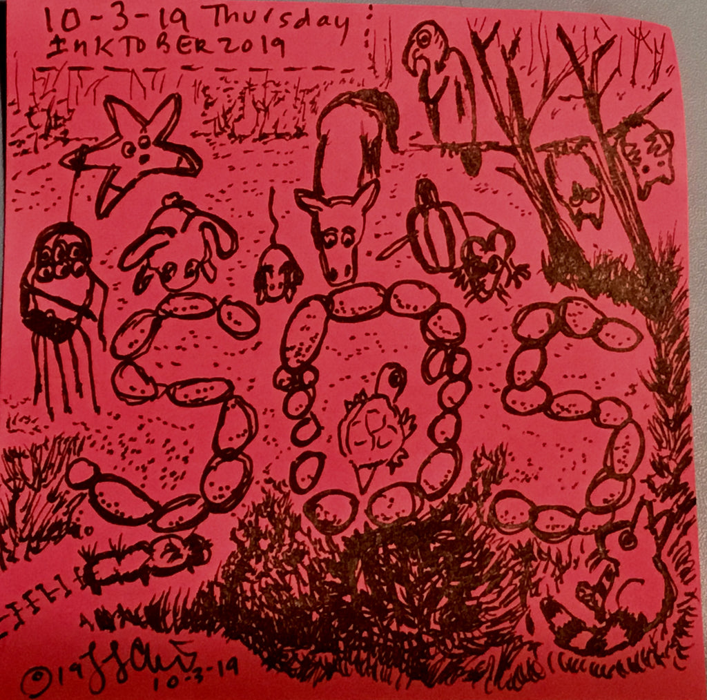 10/3/2019, Day 3 of Inktober 2019