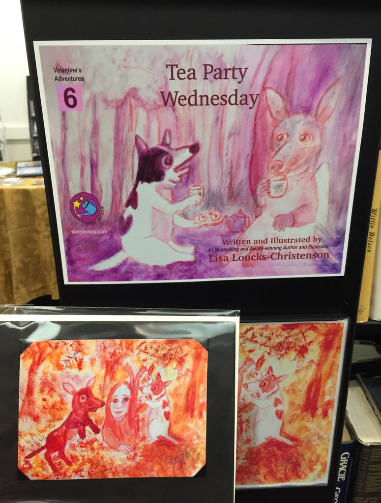 TEA PARTY WEDNESDAY, VALENTINE'S ADVENTURES, Book 6 Art Cards