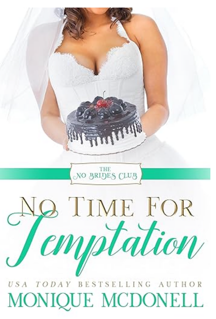 New Release 09/12/2023, NO TIME FOR TEMPTATION, Book 2, THE NO BRIDES CLUB Series by USA Today Bestselling Author Monique McDonell