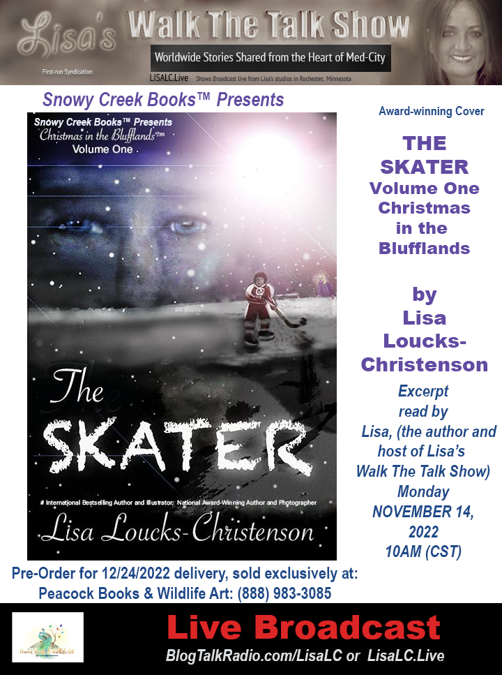 THE SKATER, Book One, Christmas in the Blufflands is Lisa's most requested Christmas Title