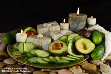 Avocado and Cucumber Soap